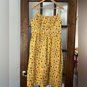 HVN// LUCY STRAPPY DRESS// FROMER FRUIT PRINT